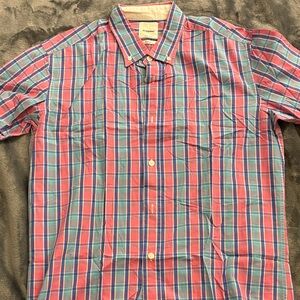 Scapinno Stylish Men's Plaid Button Down Shirt